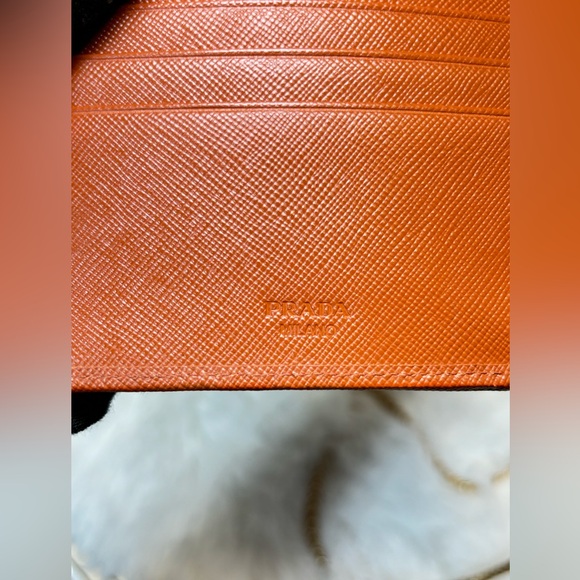 ❤️ Prada Saffiano Leather Wallet On Chain A507U0 - Picture 8 of 14